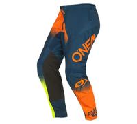 Oneal Element Racewear V.22 Pantaloni motocross, blu-arancione, taglia 30 per maschi