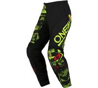 ONeal Element Attack S23, pantaloni in tessuto 40 male Nero/Giallo Fluo