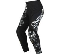 ONeal Element Attack S23, pantaloni in tessuto 28 male Nero/Bianco