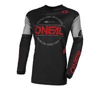 ONEAL Element Brand Jersey Camicia, Nero/Rosso, M Unisex