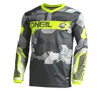 O'Neal Element Camo Jersey Gray/Yellow LG