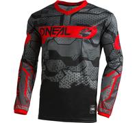 ONeal Element Camo V.22, maglia della gioventù L male Nero/Grigio/Rosso