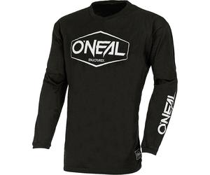 Oneal Element Cotton Hexx V.22 Maglia da motocross giovanile, Bianco/nero, Taglia S