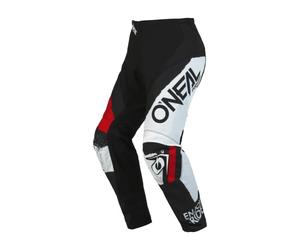 O'NEAL Element Pantaloni Shocker, Nero/Rosso, 34 Uomo