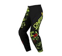 ONeal Element Attack S23, pantaloni in tessuto 40 male Nero/Giallo Fluo