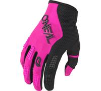 Oneal Element Racewear guanti da motocross da donna, nero/rosa, M