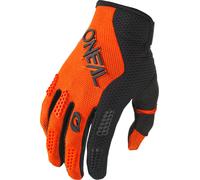 Guanti lunghi o neal element racewear nero arancione