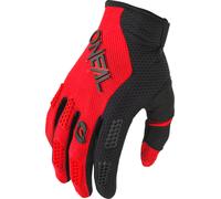 Oneal Element Racewear Guanti da motocross per bambini, nero-rosso, taglia L