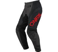 ONeal Element Racewear S25, pantaloni in tessuto 28 male Nero/Grigio Scuro/Rosso