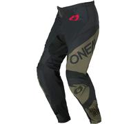 Oneal ELEMENT RACEWEAR Pantaloni da motocross, nero-verde, taglia 38 per maschi