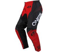 Oneal Element Racewear Pantaloni da motocross, nero-rosso, taglia 40 per maschi