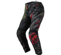 O'NEAL | Pantaloni da Motocross | MX Mountain Bike | Fit per la Massima Gamma di Movimento, Design Leggero, Traspirante e Durevole | Pantaloni Element Ride | Adulto | Nero Verde | Taglia 30/46