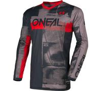 Oneal ELEMENT ROLLER Maglia da motocross, grigio-rosso, taglia XL per maschi