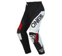 Oneal Element Shocker Pantaloni Motocross, nero-rosso, taglia 28