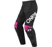 §Pantaloni Cross Donna O'Neal Element Shocker Nero-Rosa§