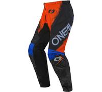 ONeal Element Shocker S25, pantaloni in tessuto 34 male Nero/Arancione/Blu