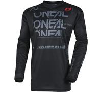 Oneal Element Static Maglia da motocross, nero-grigio, taglia S per maschi