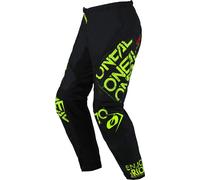 §Pantaloni Cross O'Neal Element Statici Nero-Giallo Neon§