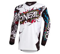 Oneal Element Villain Long Sleeve Jersey Bianco 8 Years Bambini