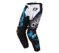 O'NEAL Element Villain Youth Pantaloni da cross unisex bianca, taglia 128/140