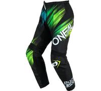 Oneal Element Voltage Pantaloni da motocross, nero-blu, taglia 40