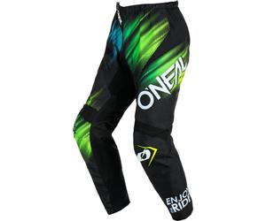 Oneal Element Voltage Pantaloni da motocross, nero-blu, taglia 40 per maschi