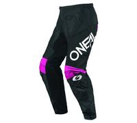 §Pantaloni Cross Donna O'Neal Element Shocker Nero-Rosa§
