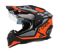 O'NEAL Enduro Helm Sierra R, Orange Schwarz Grau, S, 0818-0