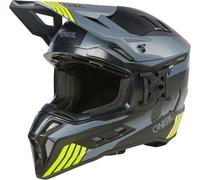 Oneal EX-SRS Hitch Casco Motocross, nero-giallo, taglia S per maschi