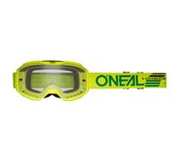 O'NEAL | Gafa Bicicleta y Motocross | MX MTB DH FR | Lente resistente agli attacchi, 100% protezione UV | Gafa B-10 Solid V.24 | Unisex | Amarillo fluorescente | Una talla