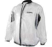 O'NEAL | Giacca da Mountain Bike | MTB DH Downhill FR Freeride | Trasparente & Impermeabile Giacca da pioggia Offroad in PVC, inserti in rete | Splash Rain Jacket | Adulto | Trasparente