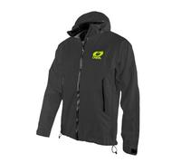 O'NEAL | Giacca Mountain Bike | MTB Mountain Bike DH Downhill FR Freeride | Impermeabile, Ventilazione sotto le braccia, Materiale Soft-Touch | Tsunami Rain Jacket | Adulto | Nero | Taglia XL