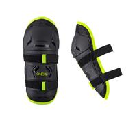 O'NEAL | Ginocchiera | Bambini | Motocross Bike MX MTB Mountain Bike | Vestibilità comoda e dinamica, adatta per età 4-9 | Ginocchiera Peewee | Nero Giallo Neon | M/L