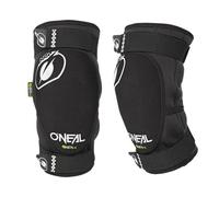 O'NEAL Ginocchiere I BMX Mountain Bike Downhill I Ginocchiera MTB Traspirante e Leggera con Protezione IPX® Contro gli Urti I Materiale Resistente alle Abrasioni | Nero Bianco | Taglia L