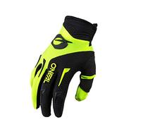 O'NEAL | Guanti Bike & Motocross | Bambini | MX MTB DH FR Downhill Freeride | Materiali durevoli e flessibili, palmo ventilato | Element Youth Glove | Nero Neon Giallo | Taglia XS