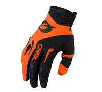O'NEAL | Guanti Bike & Motocross | MX MTB DH FR Downhill Freeride | Materiali resistenti e flessibili, palmo ventilato | Element Glove | Uomo | Nero Neon Orange | Taglia M