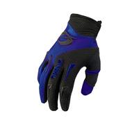 O'NEAL | Guanti da bici e motocross | Bambini | MX MTB DH FR Downhill Freeride | Materiali durevoli e flessibili, palmo ventilato | Guanto Element Youth | Nero Blu | Taglia M