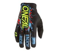 O'NEAL | Guanti da ciclismo e motocross | Bambini | MX MTB DH FR Downhill Freeride | Materiali durevoli e flessibili, palmo superiore ventilato | Matrix Youth Glove Villain | Nero | Taglia XXL