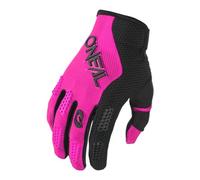 Oneal Element Racewear Guanti da motocross da donna, nero-rosa, taglia M per donne