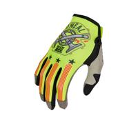 O'NEAL | Guanti Moto & Motocross | MX MTB DH FR | Materiali resistenti e flessibili, palmo ventilato | Mayhem Glove Piston V.23 | Adulti | Giallo Neon Nero Rosso | Taglia L