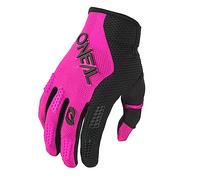 Oneal Element Racewear Guanti da motocross da donna, nero-rosa, taglia L per donne