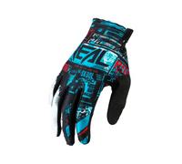 O'NEAL | Guanto Bike Motocross | MX MTB DH FR Downhill Freeride | Materiali durevoli e flessibili, palmo superiore ventilato | Guanto Matrix | Adulto | Nero Blu | Taglia M