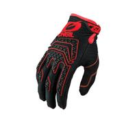 O'NEAL | Guanto da ciclismo e motocross | MX MTB DH FR Downhill Freeride | Materiali durevoli e flessibili, stampa in silicone per la presa | Guanto Sniper Elite | Adulto | Nero Rosso | Taglia XXL