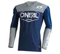Oneal Mayhem Hexx V.22 Maglia motocross, grigio-blu, taglia M