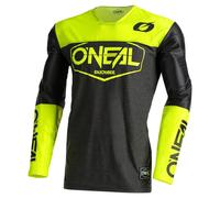 Oneal Mayhem Hexx V.22 Maglia motocross, nero-giallo, taglia L