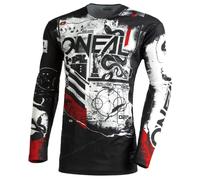 O'NEAL Mayhem Jersey Scarz V.22, Nero/Bianco/Rosso, M