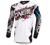 Oneal Element Villain Maglia Motocross Giovanile, bianco, taglia S