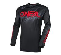 Oneal Element Voltage Maglia Motocross, nero-rosso, taglia S