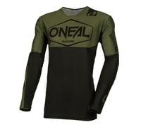 Oneal Mayhem Hexx Maglia Motocross, nero-verde, taglia S