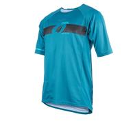 O'NEAL | Maglia da Mountain Bike | MTB Mountain Bike DH Downhill FR Freeride | Materiale Traspirante, Cuciture Piatte per Un Maggiore Comfort | Pin it Jersey V.22 | Adulto | Petrol Blue | Taglia L